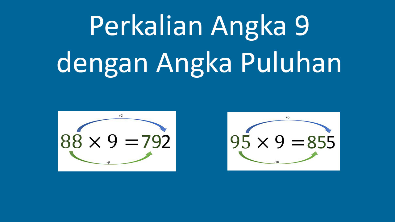 Cara Cepat Perkalian Angka 9 dengan Angka Puluhan