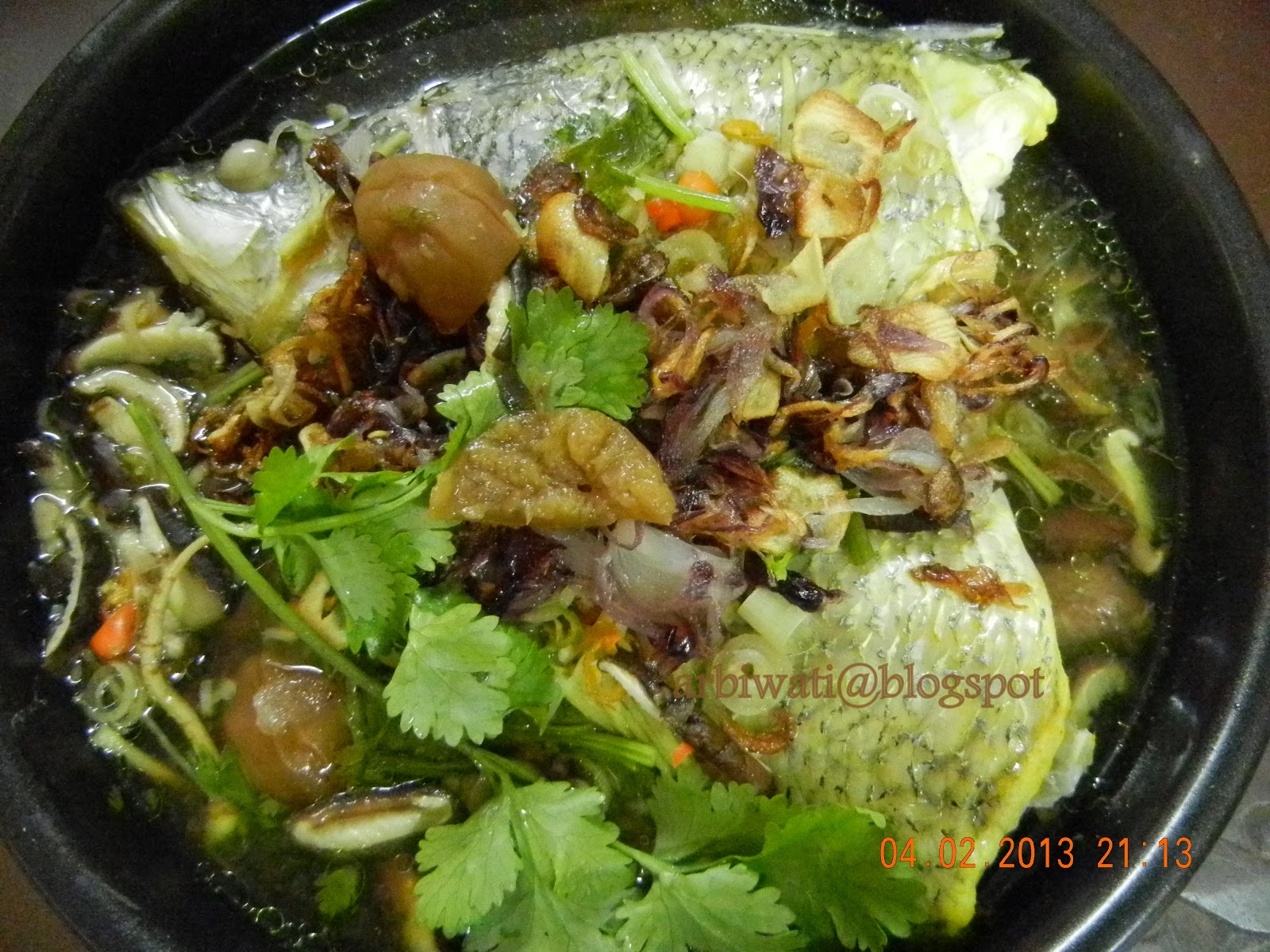 My Wonderful World of Food and Travel: Ikan Siakap Stim Limau