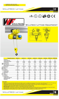 Willfred Lifting Equipment, Lifting Equipment, ElectrichHoist, ElectricWireSlingHoist
