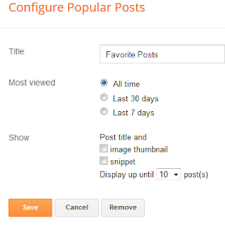 setting popular posts di blog