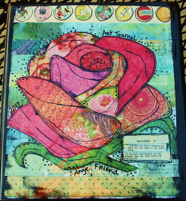 cover for scrapbook life journal art journal