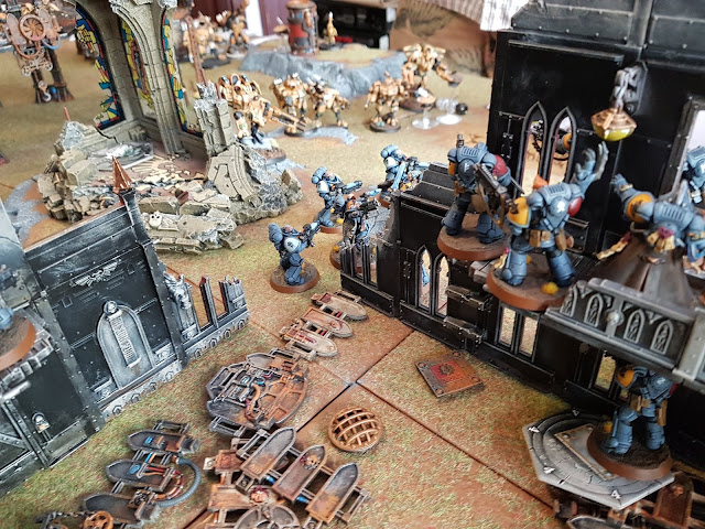 Warhammer 40k battle report - Maelstrom of War - Cleanse and Capture - 1500 points - T'au vs Space Wolves