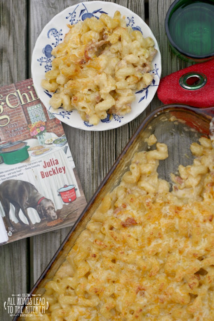 Three Cheese Mac and Cheese with Prosciutto and Leeks