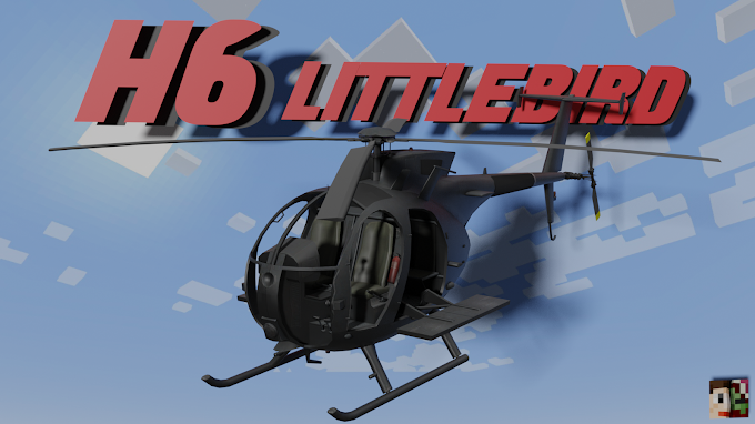 H6 Littlebird Helicopter | Minecraft Addon