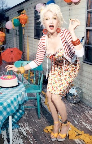 Foto de Cyndi Lauper de cumpleaños