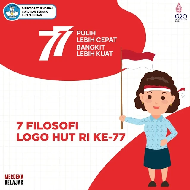 Arti 7 filosofi LOGO HUT ke 77