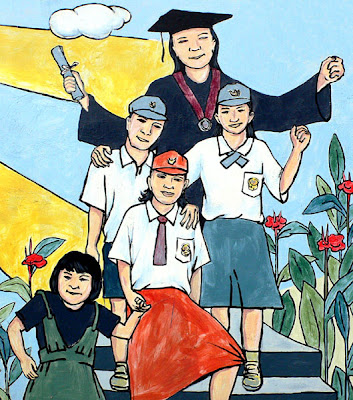 Lukisan Anak Sekolah