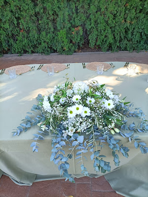 Arreglos florales para las mesas de las bodas