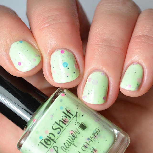 lime crelly nail polish