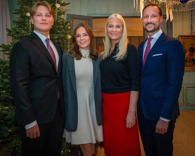 Crown Prince Haakon, Crown Princess Mette-Marit, Princess Ingrid Alexandra and Prince Sverre Magnus