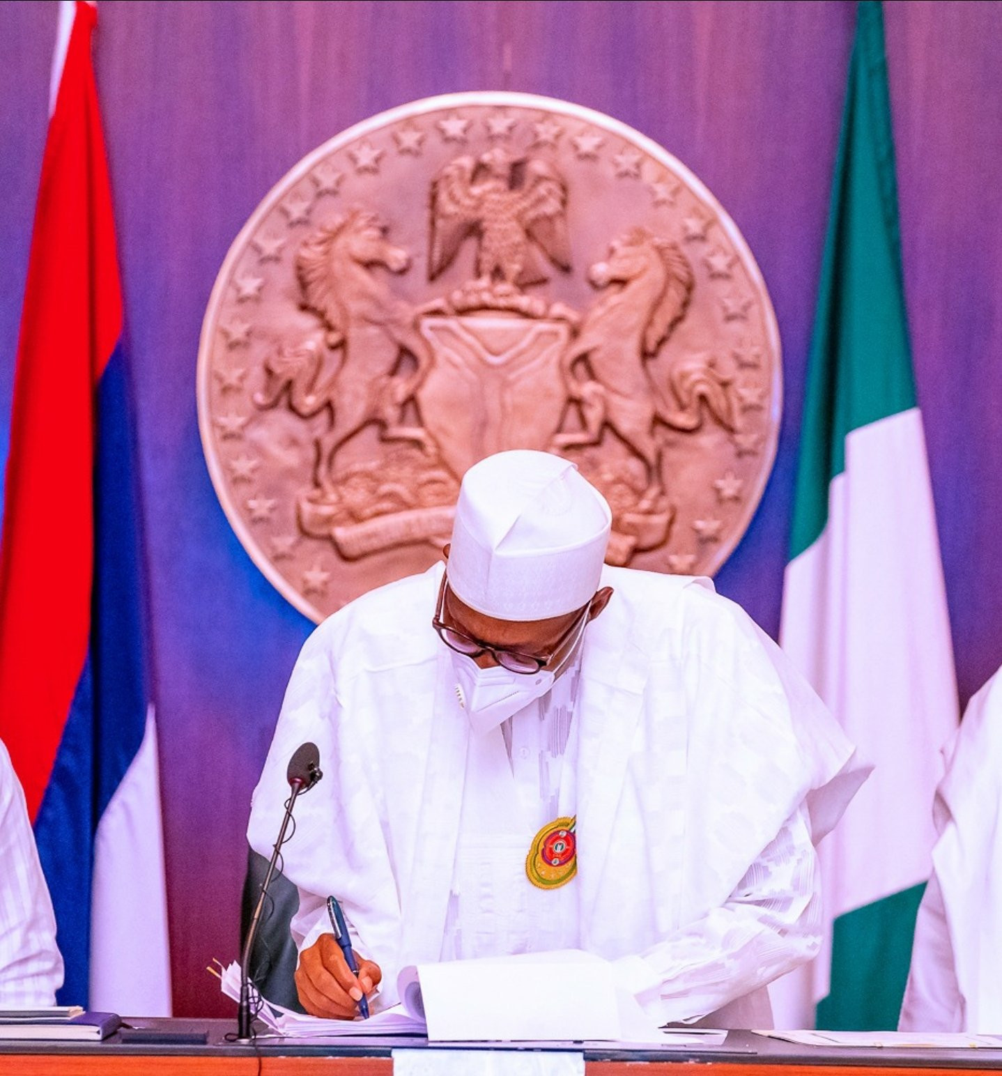 President Buhari signs 2021 budget (photos)