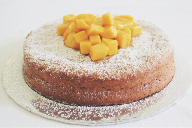 Moist Mango Pound Cake #dessert #cake