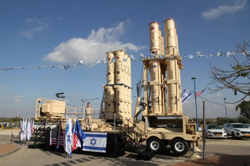 Sistema de defesa antimísseis Arrow 3 que foi entregue à Força Aérea de Israel em 18 de janeiro de 2017 | Ministério da Defesa