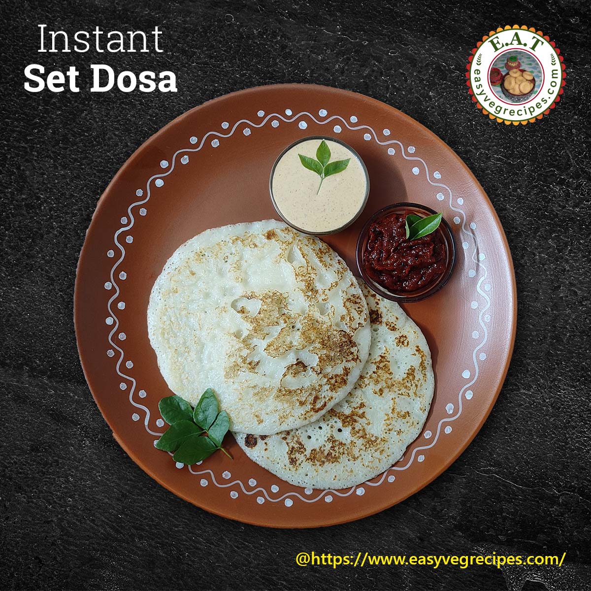 Instant Set Dosa Recipe | How To Make Instant Set Dosa Recipe | No Ferment Sponge Dosa