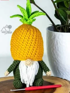 PATRON GRATIS GNOMO PIÑA AMIGURUMI 72118