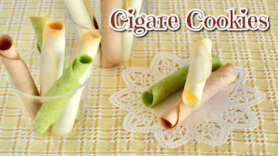 how to make YOKUMOKU Cigare Cookies ヨックモック シガール, which are very popular gift treats in Japan