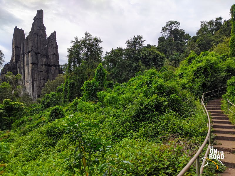 The Mohini rock at Yana as seen from the Yana trail, Uttara Kannada, Karnataka