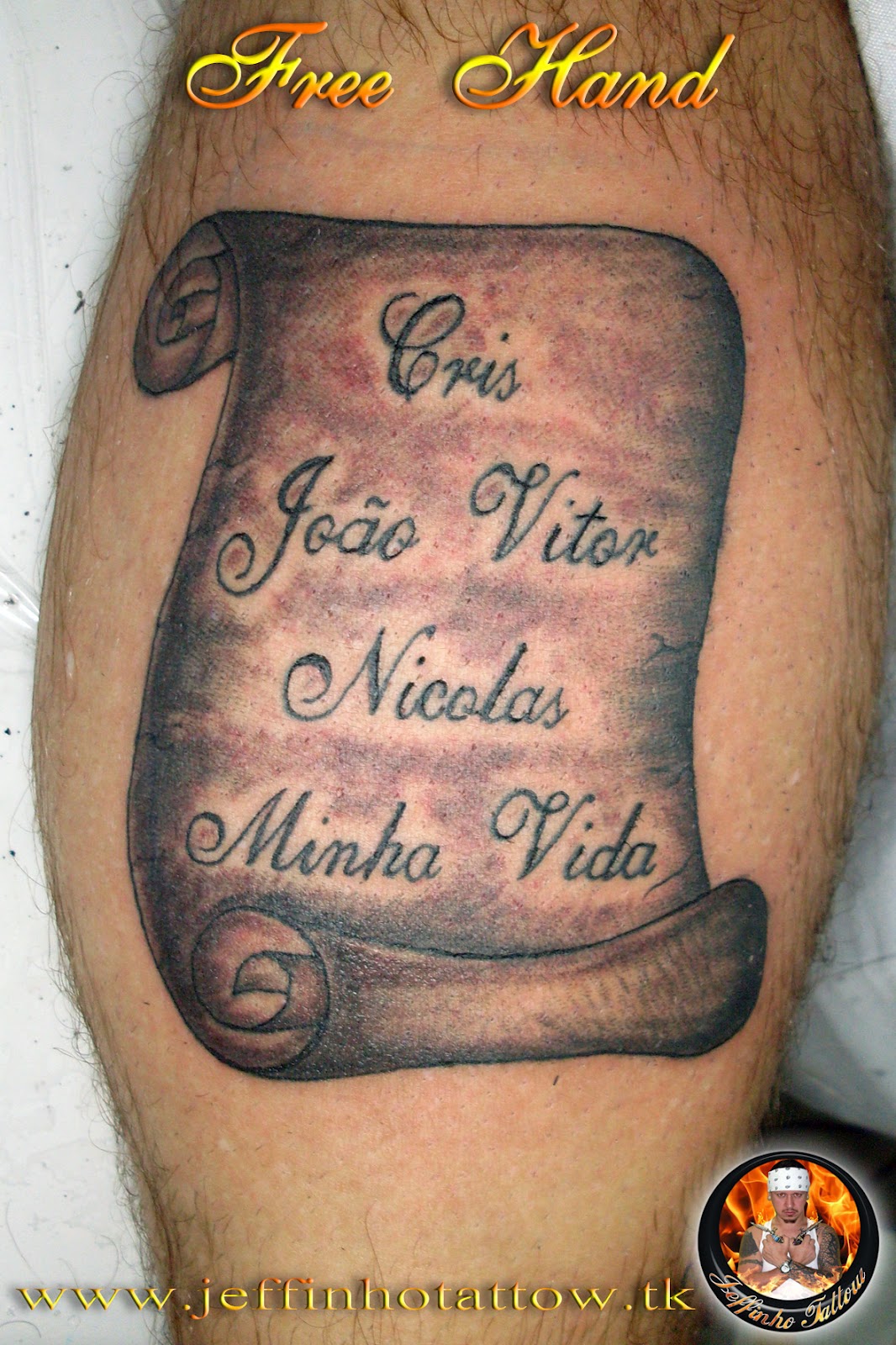 Tatuagem Pergaminho jeffinho tattow 9