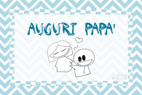 biglietto d'auguri per la festa del papà #ipupini