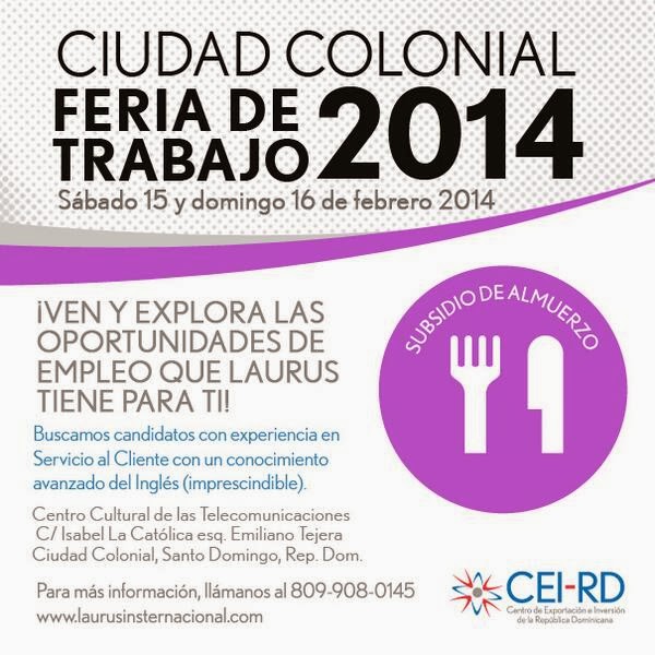 Feria de Empleo este Sábado 15 y domingo 16 de Febrero 2014