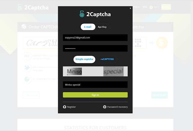 Cara mudah mendapatkan uang di internet dengan klik captcha 