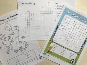 World Cup printables from Twinkl resources