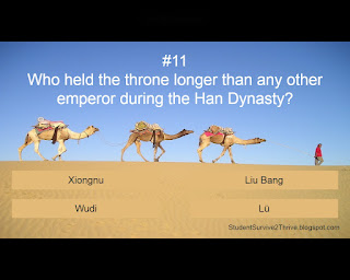 Who held the throne longer than any other emperor during the Han Dynasty? Answer choices include: Xiongnu, Liu Bang, Wudi, Lü