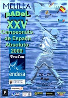 Cartel Campeonato de España de Padel 2009