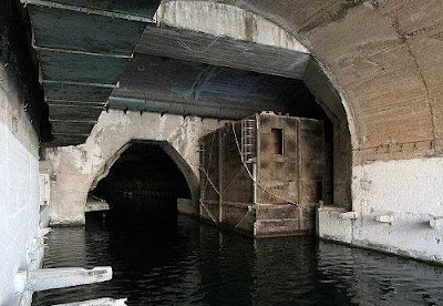 Russian Submarine Base Underground Entrance