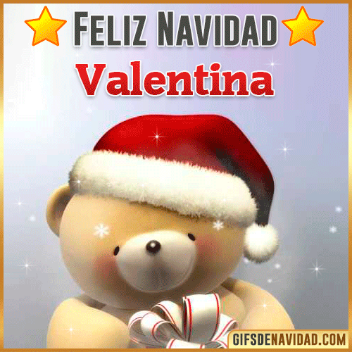 Feliz Navidad Valentina
