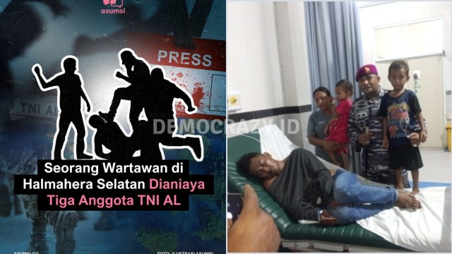 Miris! Cerita Jurnalis di Halmahera yang Dianiaya Tiga Prajurit TNI AL: Jangan Bunuh, Anak Saya Masih Kecil