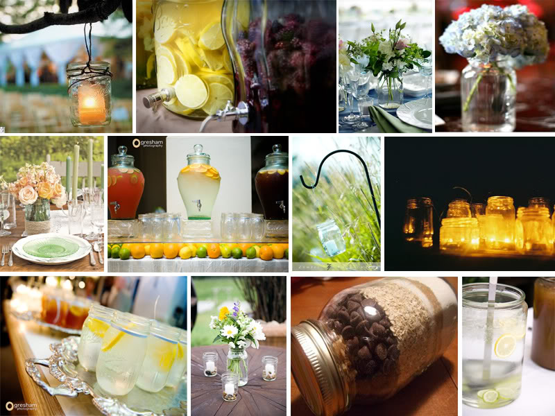 in love with the idea of using Mason Jars You could use them for just about
