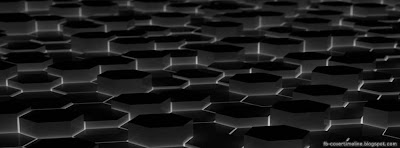 Black 3d hexagonal image