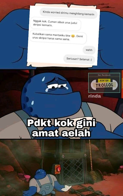 10 Meme Lucu 'Gagal PDKT' Ini Kocaknya Bikin Pedih