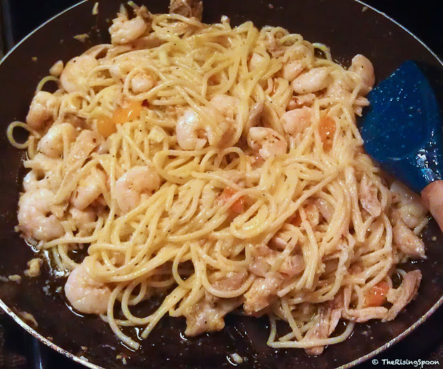 & Wine Pasta Lemon Butter butter garlic and White with Sauce EVOO, sauce to an make and Garlic Shrimp pasta how  with