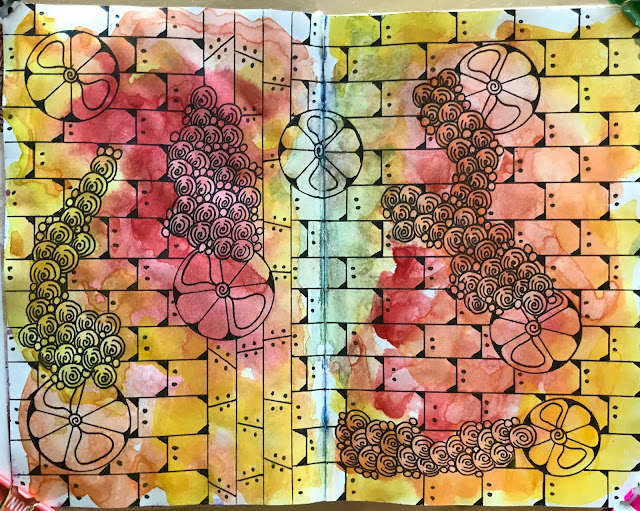 Alice Hendon, the 100 Day Project, Zentangle All Around