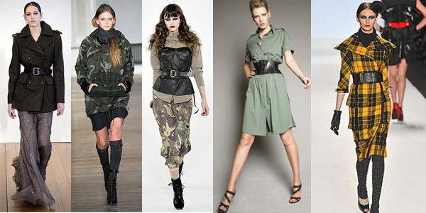 Celebrity Fashion Trend Military