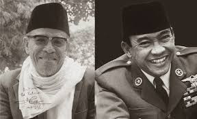 Buya Hamka and President Soekarno.