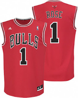 Derrick Rose Youth Red Jersey