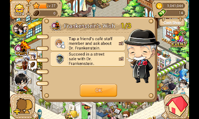 LINE I LOVE COFFEE HALLOWEEN QUEST: Frankenstein's Wish 1/3