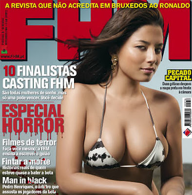 Here are some ultrahot Jessica Gomes bikini pictures from FHM Portugal