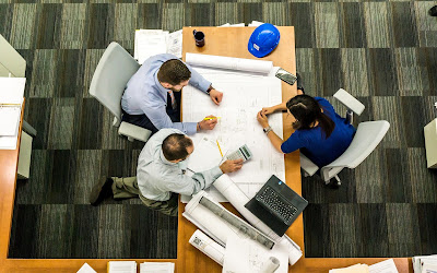 people at a table