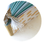 Glitter Covered Mini Notebook {homework} (11) Square
