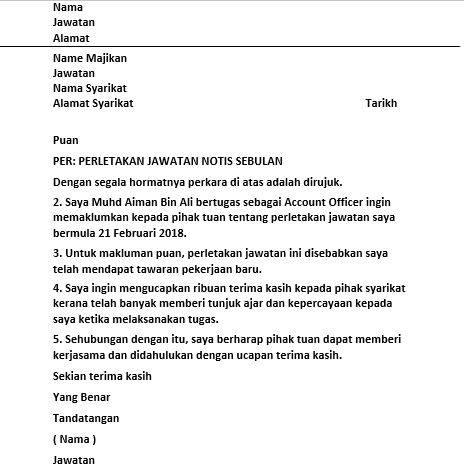 Dah Sedia Nak 'Resign'? Ini Contoh-Contoh Surat Perletakan 