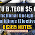 CE365 Functional Design of Buildings Note | Module 1 and 2 | S5 Civil Elective