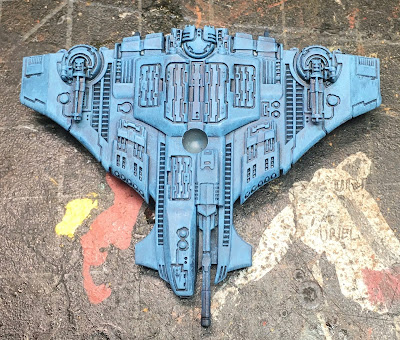 T'au Air Caste Aeronautica Imperialis Skies of Fire Barracuda Fighter WIP