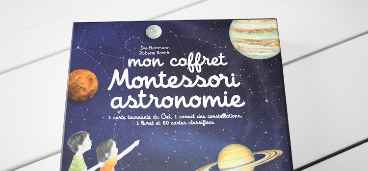 Le nouveau coffret Montessori : Mon coffret Montessori astronomie
