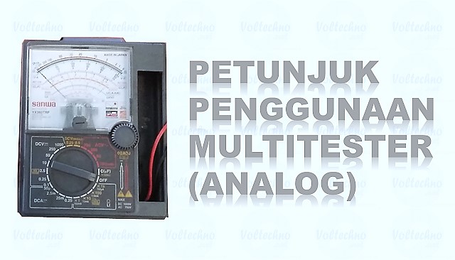 cara menggunakan multitester yang benar