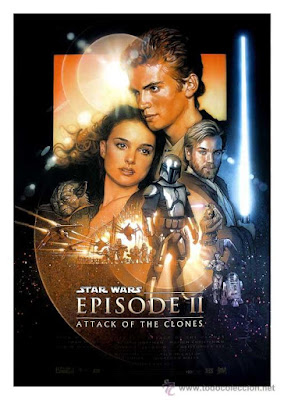 Cartel de "El Ataque de los Clones"