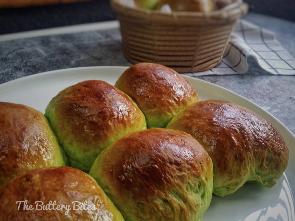 Resepi Roti (Bun) Pandan Kelapa Sukatan Cawan - The 